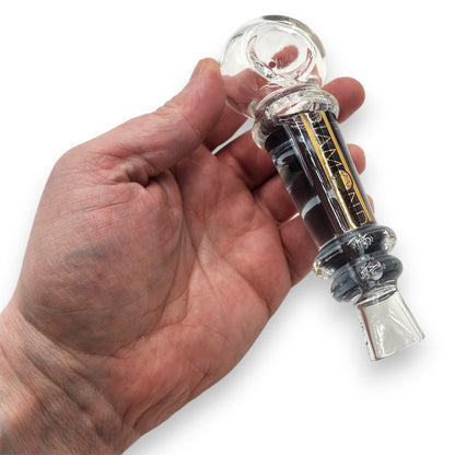 Diamond Glycerin Freezable Glass Hand Bowl Pipe