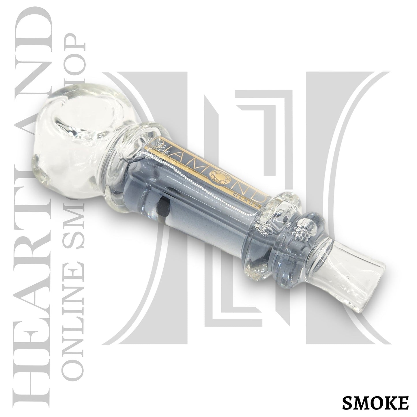 Diamond Glycerin Freezable Glass Hand Bowl Pipe