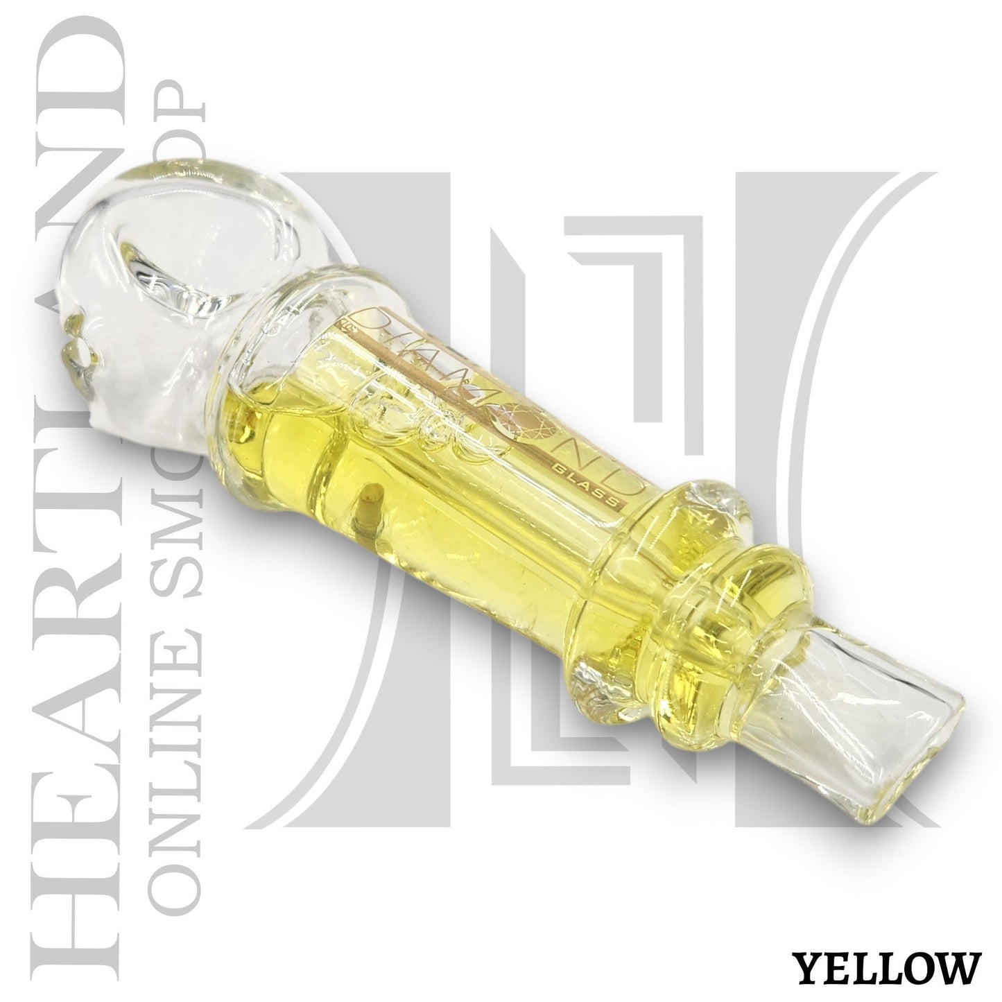 Diamond Glycerin Freezable Glass Hand Bowl Pipe