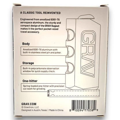 GRAV 4" Aluminum Dugout Storage Pipe