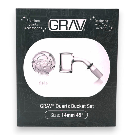 GRAV Quartz Bucket Seamless Banger Set | 14mm 45deg