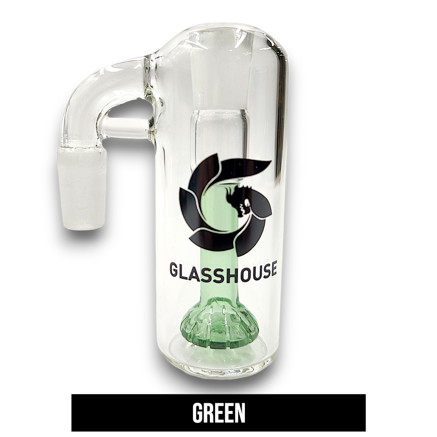 4" Glasshouse 14mm 90 Deg Ash Catcher