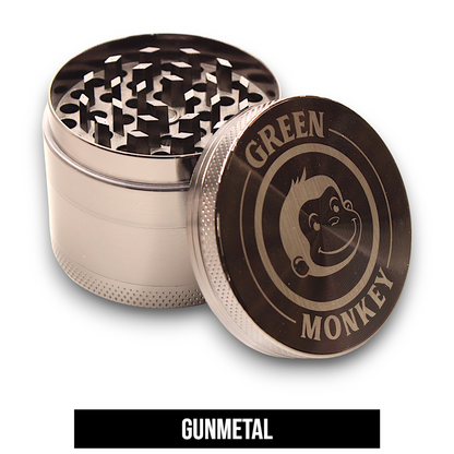 2-1/4" Green Monkey Capuchin Zinc 4 Piece Grinder