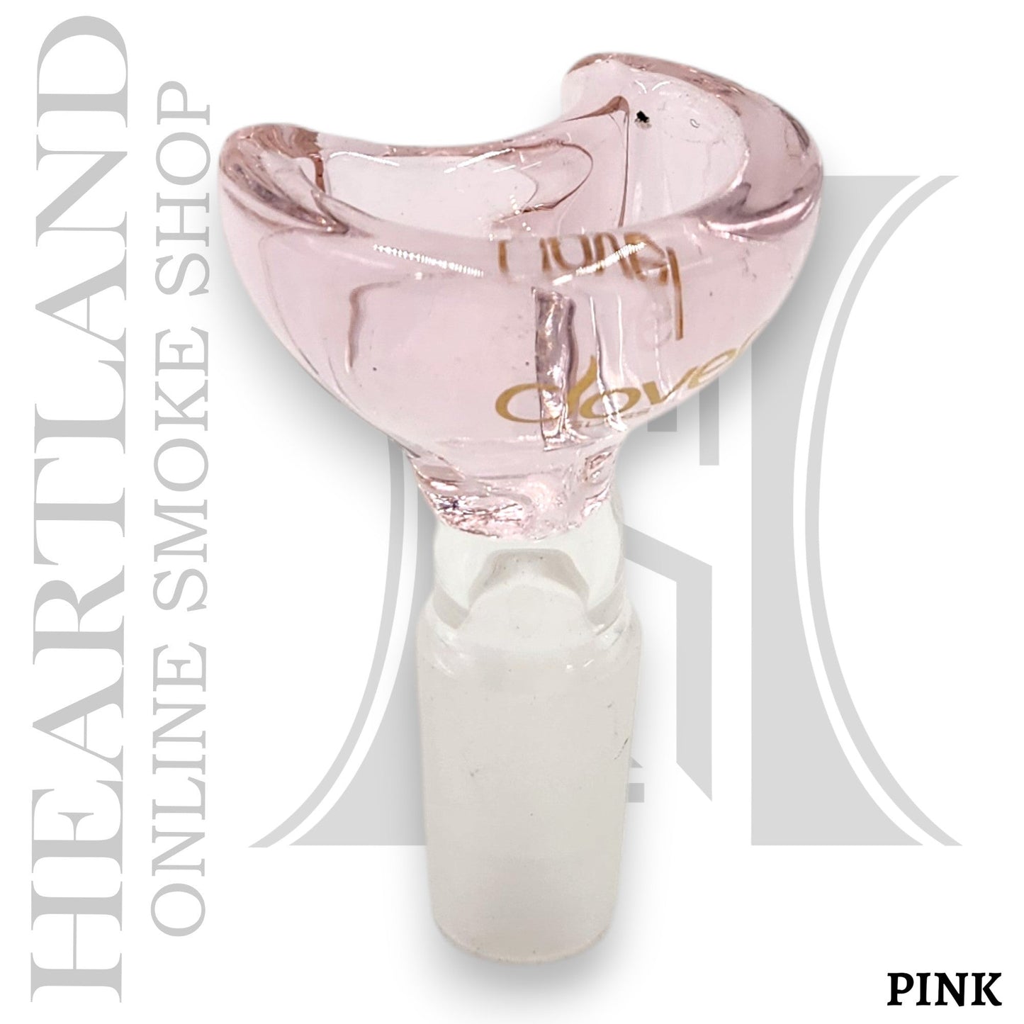 Half Moon Clover Glass Premium Bowl Head 14mm Male