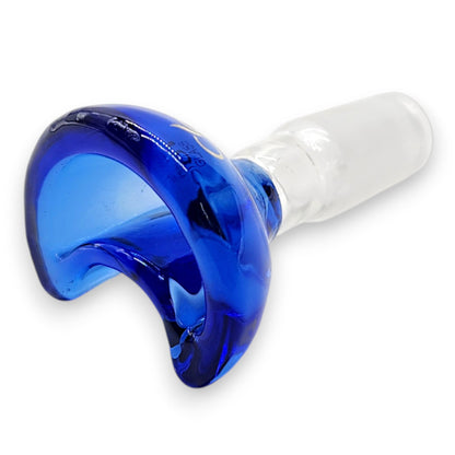Half Moon Clover Glass Premium Bowl Head 14mm Male