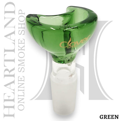 Half Moon Clover Glass Premium Bowl Head 14mm Male