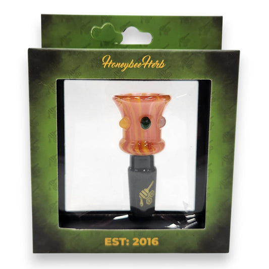 Honeybee Herb Glass Bowl Head 14mm Male