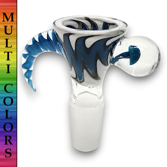 Hook Glass 14mm Male Bowl Head