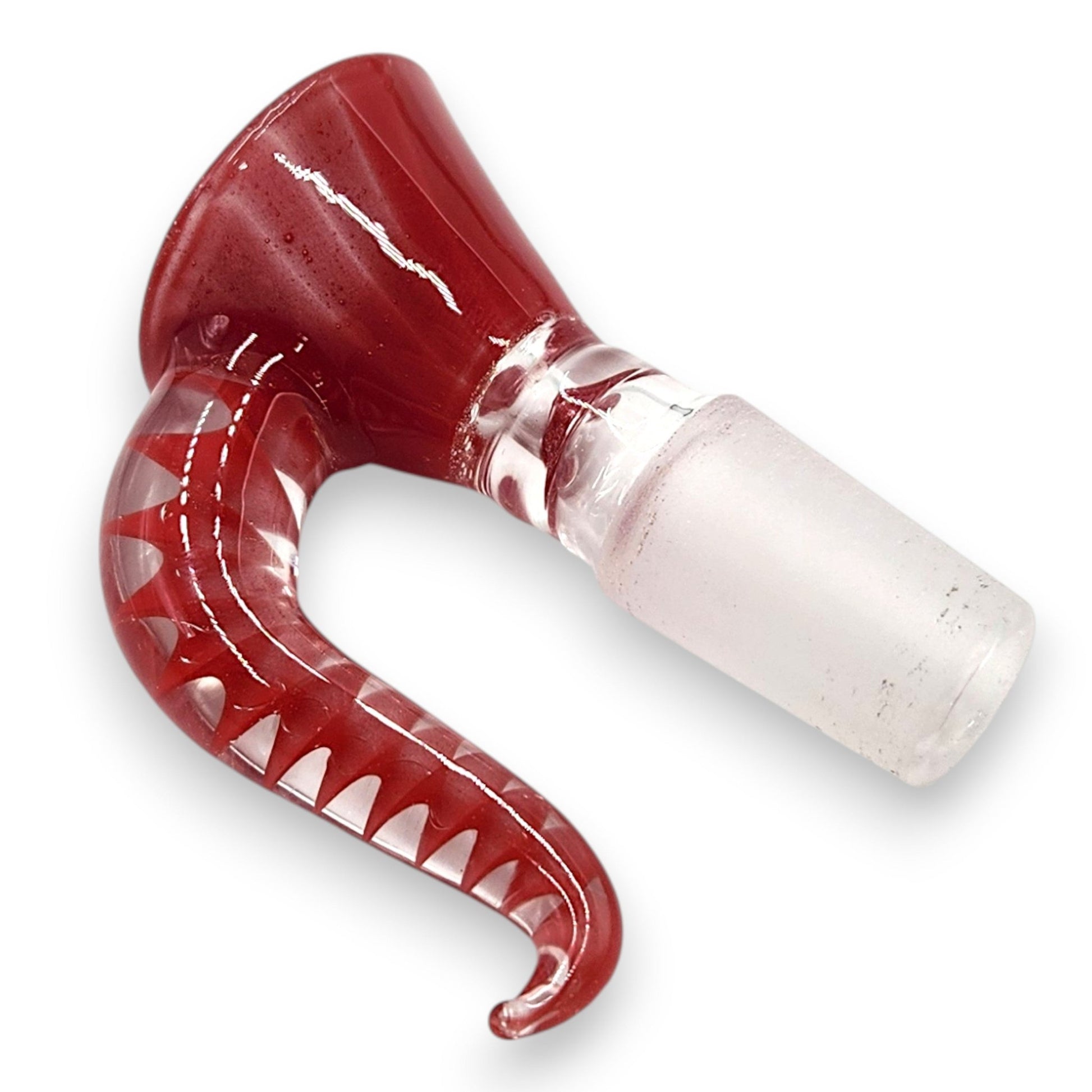 Horn Handle Glass Bowl Head 14mm Male