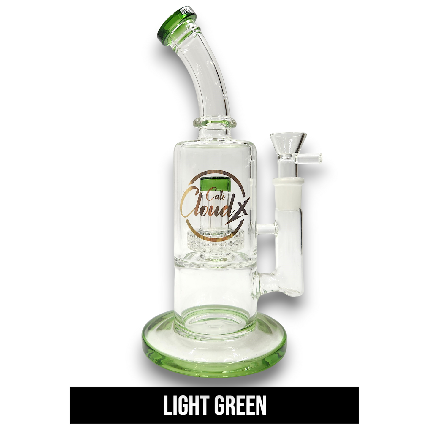 10" Cali CloudX Matrix Showerhead Percolator Bong