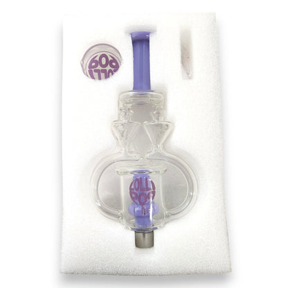 Lollipop Golden Flow Double Arm Recycler Nectar Collector Dab Straw
