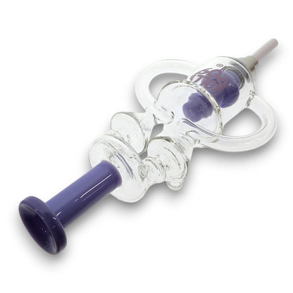 Lollipop Golden Flow Double Arm Recycler Nectar Collector Dab Straw