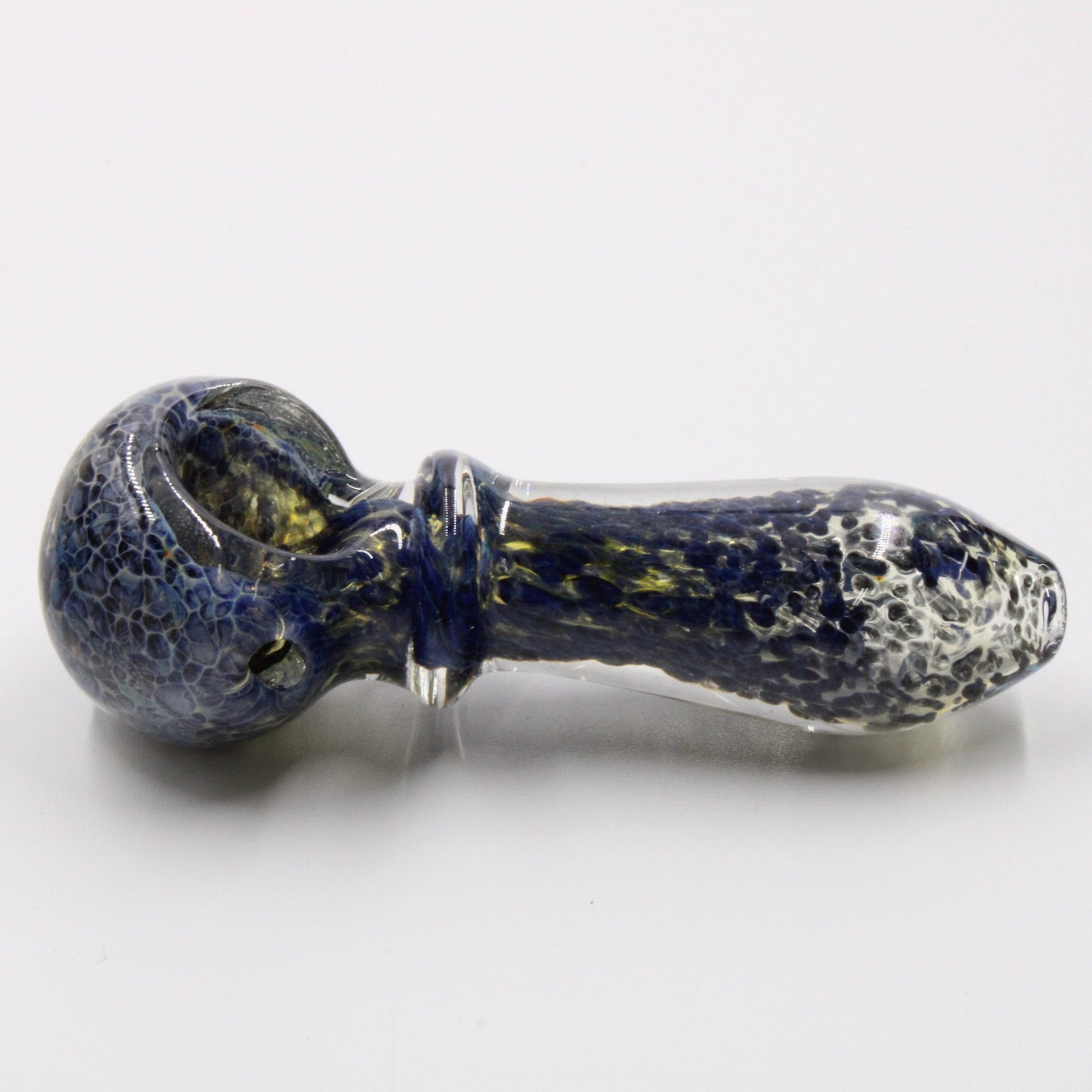 Medium 3 - 3/4" Glass Spoon Hand Bowl