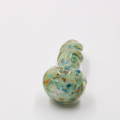 Medium 3 - 3/4" Glass Spoon Hand Bowl