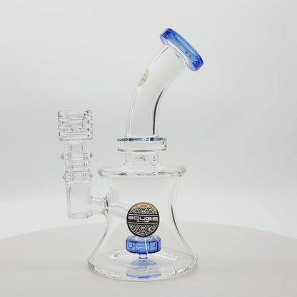 7" Bougie Glass Circ Perc Barrel Bong