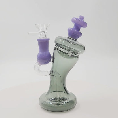 7" Queens Gambit Multi Hole Percolator Bong