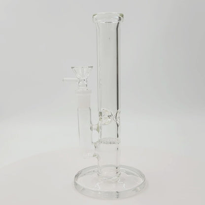 8" Mini Straight Tube Honeycomb Perc Bong