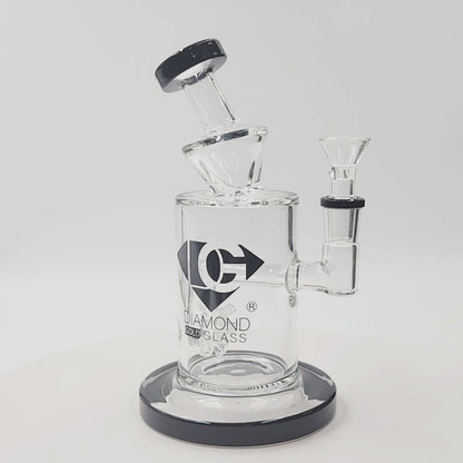 8" Diamond Glass Sprinkler Percolator Bong