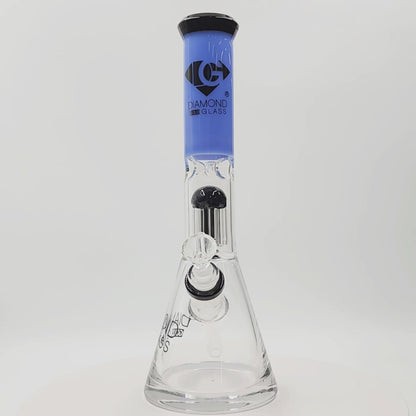 13" Diamond Heavy Duty Tree Percolator Beaker Bong