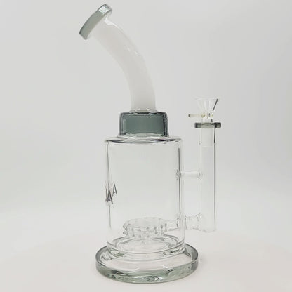 11" Aqua Works Large Circ Perc Barrel Bong