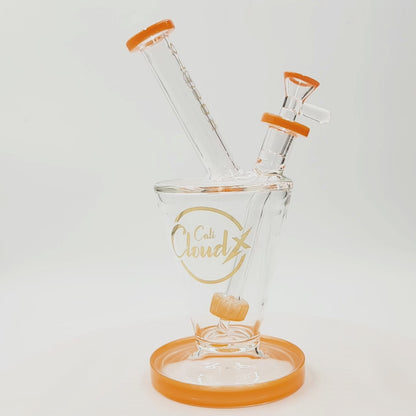 9" Cali CloudX Circ Perc Volcano Barrel Bong