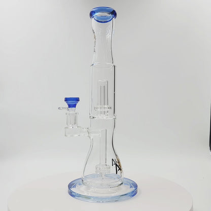 13" Aqua Works Showerhead Perc Cone Straight Tube Bong