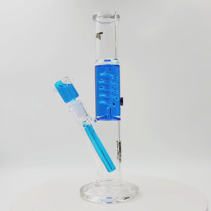 12" Phoenix Star Freezable Glycerin Straight Tube Bong