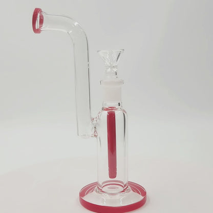 8" Color Long Neck Bubbler Bong