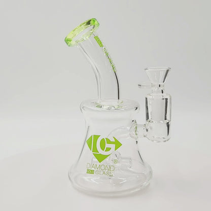 7" Diamond Quad Inline Perc Bong