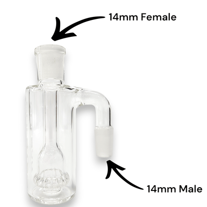 Pulsar 90 Degree UFO Perc 14mm ash catcher