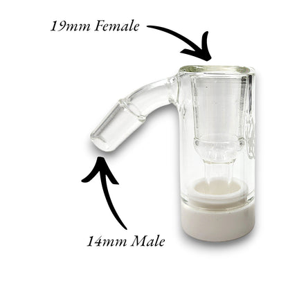Pulsar Oil Reclaimer with Storage 45 deg 19mm male slide / 14mm male to bong