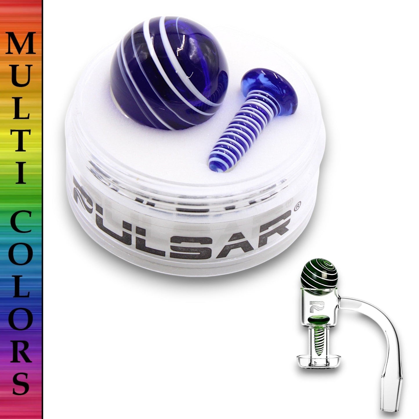 Pulsar Terp Slurper Screw and Marble Set