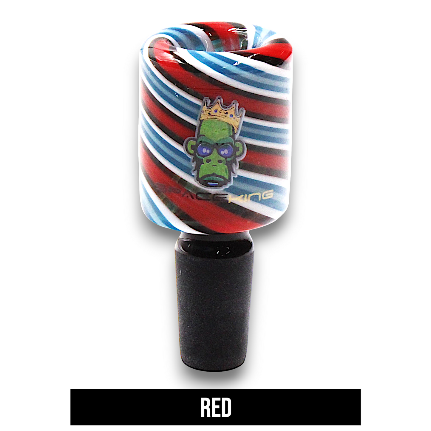 Space King Candy Stripe Bowl Head 14mm Male