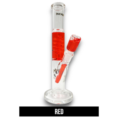 12" Phoenix Star Freezable Glycerin Straight Tube Bong