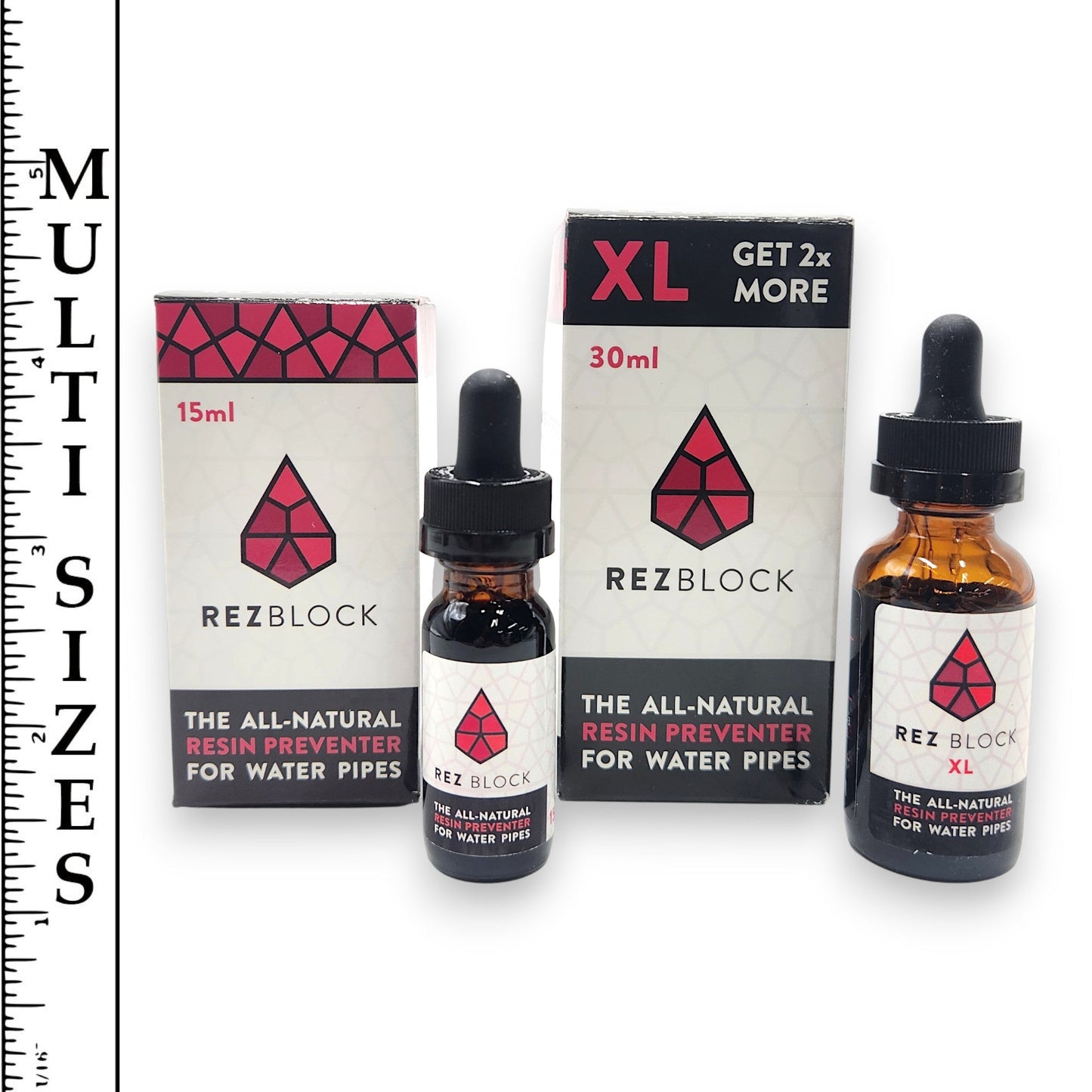 REZ Block All Natural Residue Preventer for Water Pipes