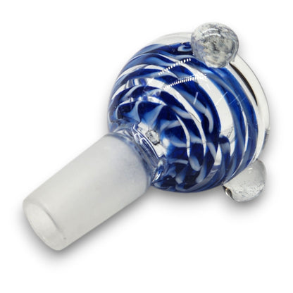 Round Color Swirl Bowl Head 14mm Male