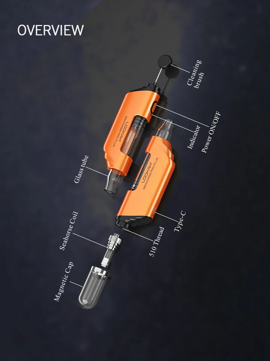 Lookah Seahorse Pro Plus Concentrate Vaporizer Nectar Collector