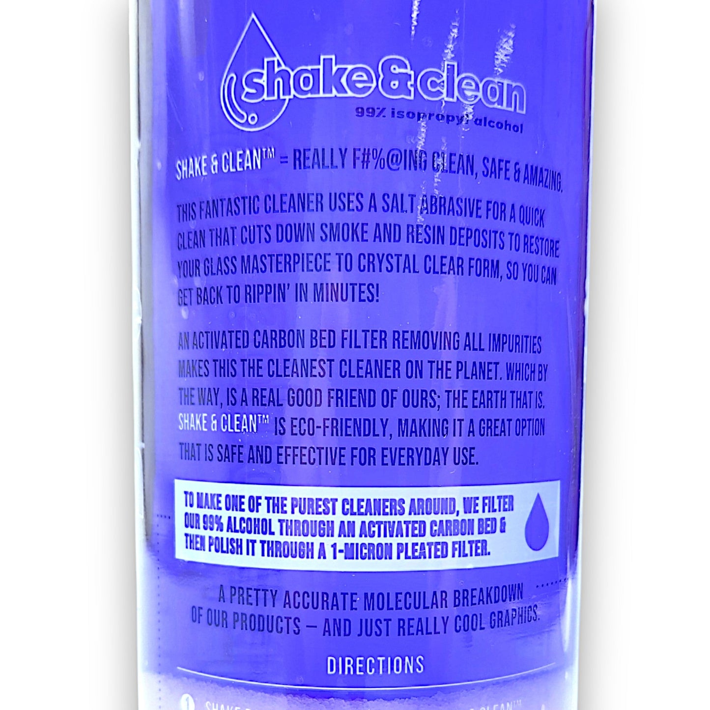 Shake and Clean 99% Isopropyl Alcohol with Abrasive 16 fl oz