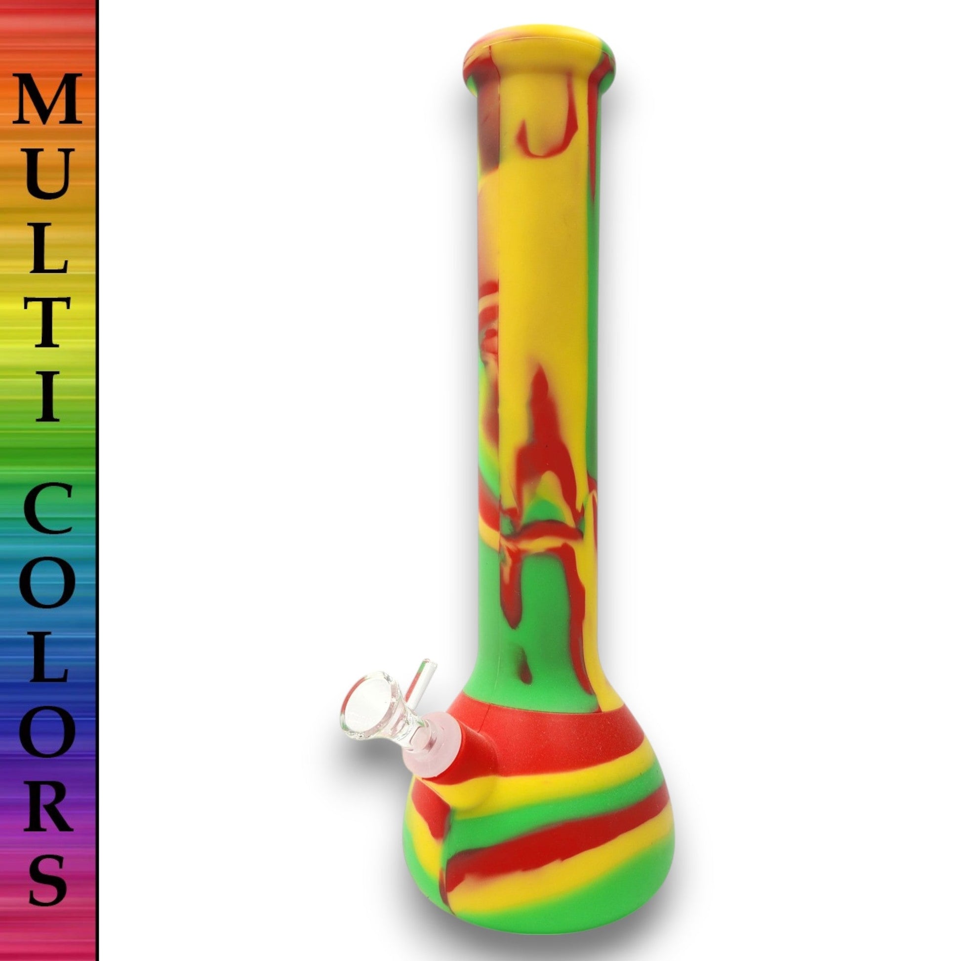 Silicone 13" Round Bottom Bong - Heartland Smoke Shop