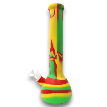 Silicone 13" Round Bottom Bong - Heartland Smoke Shop