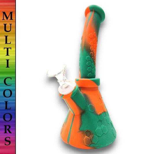 Silicone 8" Beaker Bong