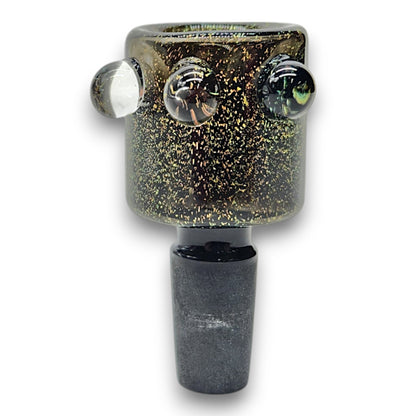 Sparkle Darkle Glass Slide Bowl Head 14mm Male