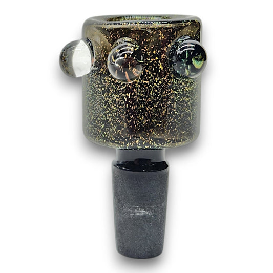 Sparkle Darkle Glass Slide Bowl Head 14mm Male