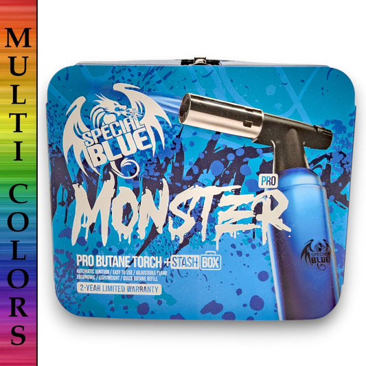 Special Blue Monster Pro2 Torch and Stash Box