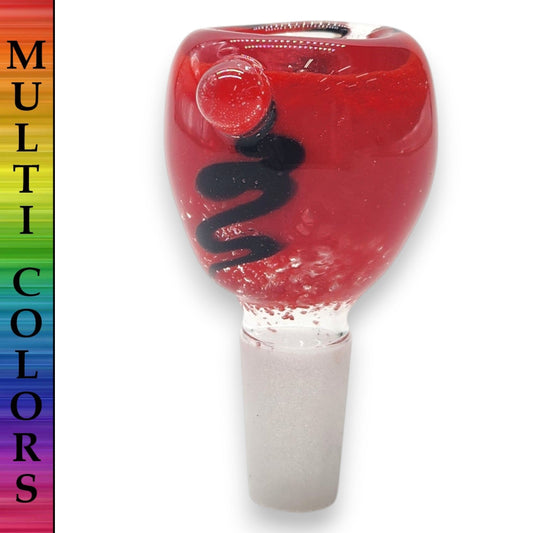 Universal Grab Color Glass Bowl Head 14mm Male
