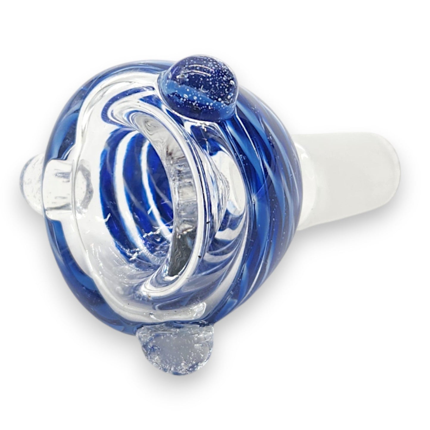 Universal Grab Color Swirl Glass Bowl Head 14mm Male