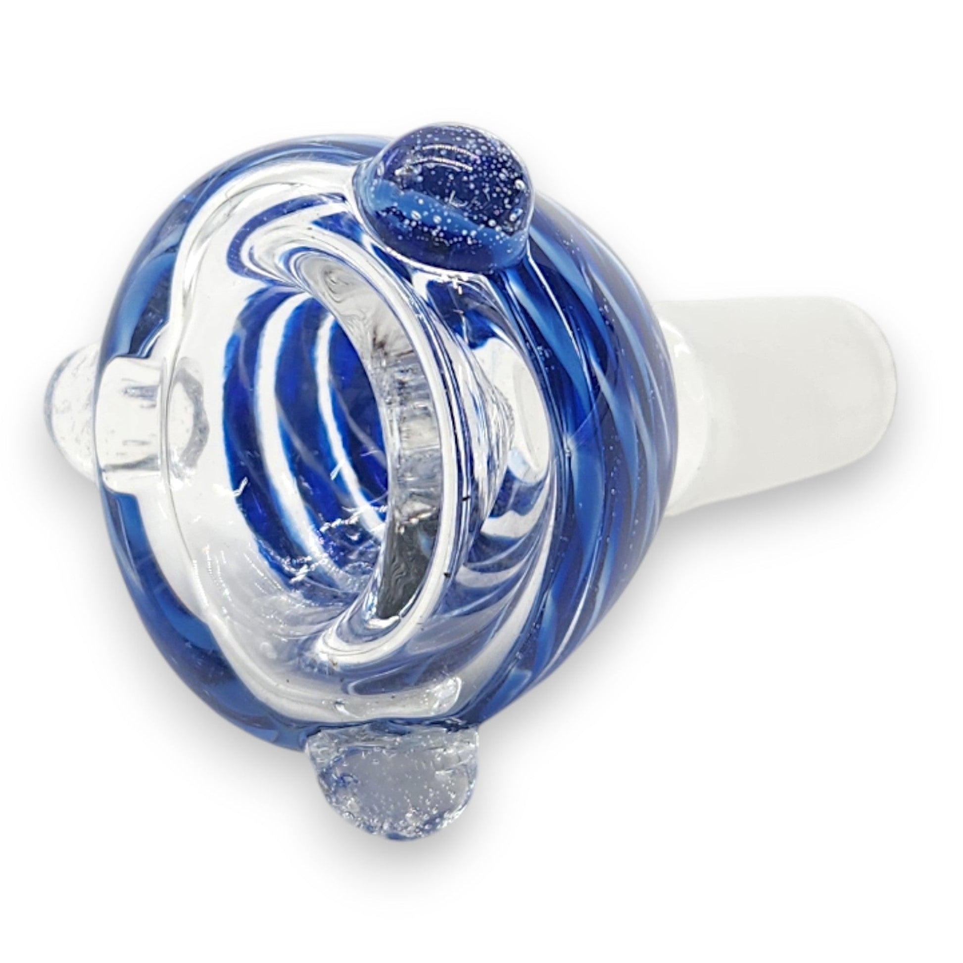 Universal Grab Color Swirl Glass Bowl Head 14mm Male
