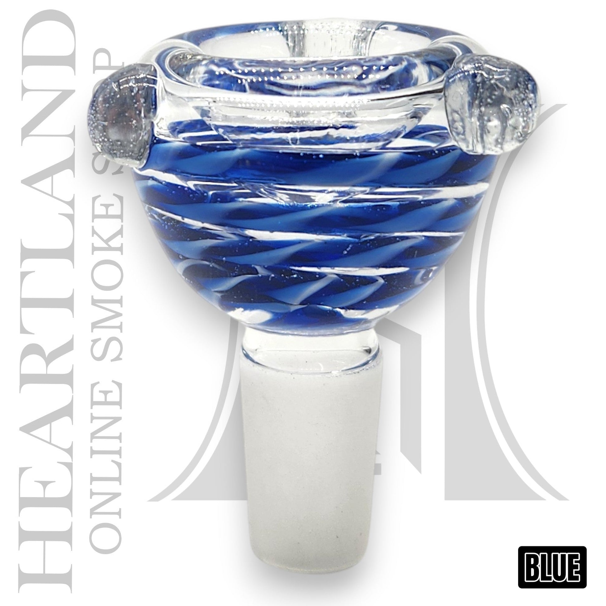 Universal Grab Color Swirl Glass Bowl Head 14mm Male