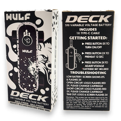 Wulf Deck Skateboard 510 Battery